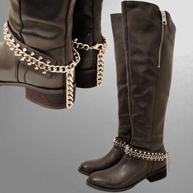 Pimp your boots - Schuhgürtel aus echtem Leder; der variabel einsetzbare Schmuck für Schuhe